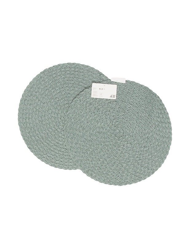 H&M pyöreä tabletti, 2 kpl - Keittiötekstiilit - 10105400231 - 0