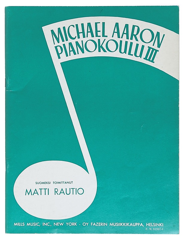 Michael Aaron pianokoulu II - Rautio, Matti - Harrastekirjat - 10105400233 - 0