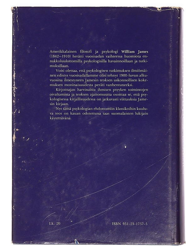 Uskonnollinen kokemus - James, William - Tietokirjat ja oppaat - 10105400241 - 1