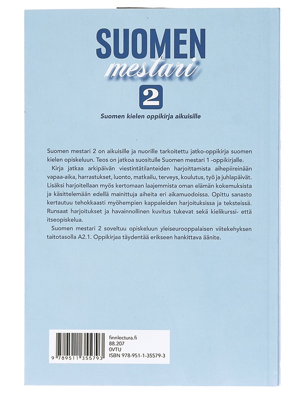Suomen mestari : suomen kielen oppikirja aikuisille. 2 - Gehring, Sonja - Tietokirjat ja oppaat - 10105400278 - 1