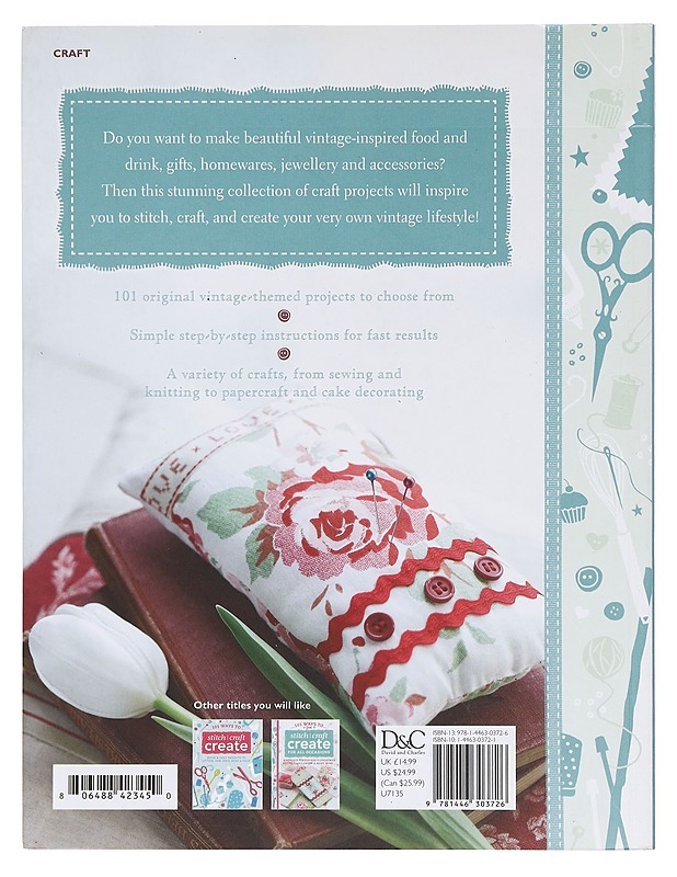 101 Ways to Stitch, Craft, Create Vintage : Quick and Easy Projects to Make for Your Vintage Lifestyle - Käsityökirjat - 10105400301 - 1