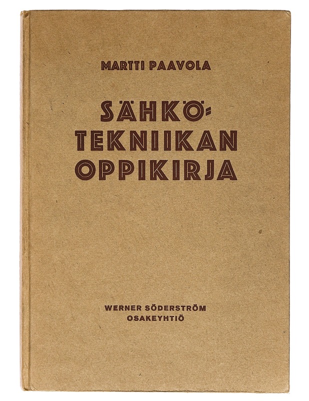 Sähkötekniikan oppikirja - Paavola, Martti - Tietokirjat ja oppaat - 10105400337 - 0