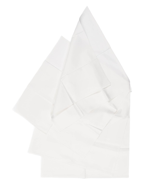 Pieni valkoinen pöytäliina, 53 x 53 cm, 4 kpl - Pöytäliinat - 10105400342 - 1