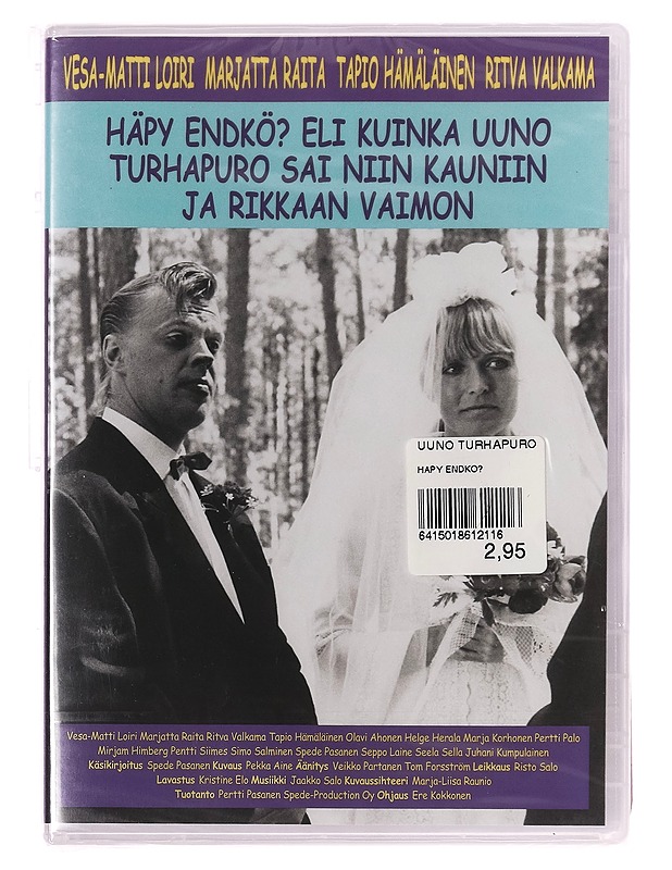 Häpy Endkö? Eli kuinka Uuno Turhapuro Sai Niin Kauniin Ja Rikkaan vaimon - DVD - DVD-elokuvat - 10105400370 - 0