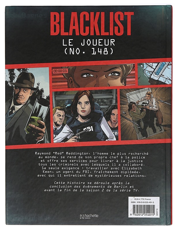 Blacklist Le joueur (no. 148) - Phillips, Lobel, Sanz, Parkhouse - Sarjakuvat - 10105400371 - 1