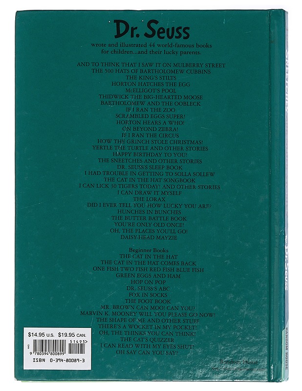 The Sneetches and other stories - Dr. Seuss - Lastenkirjat - 10105400378 - 1