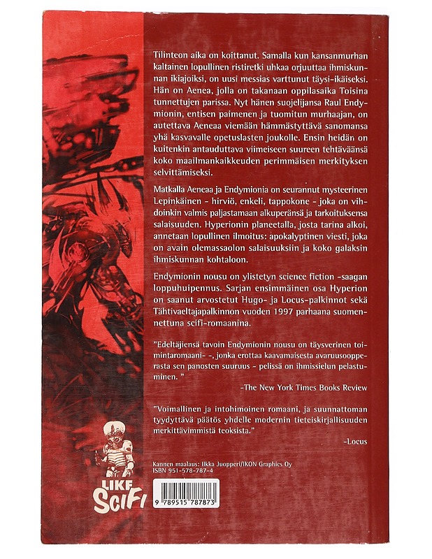 Endymionin nousu - Simmons, Dan - Fantasia- ja scifi - 10105400412 - 1