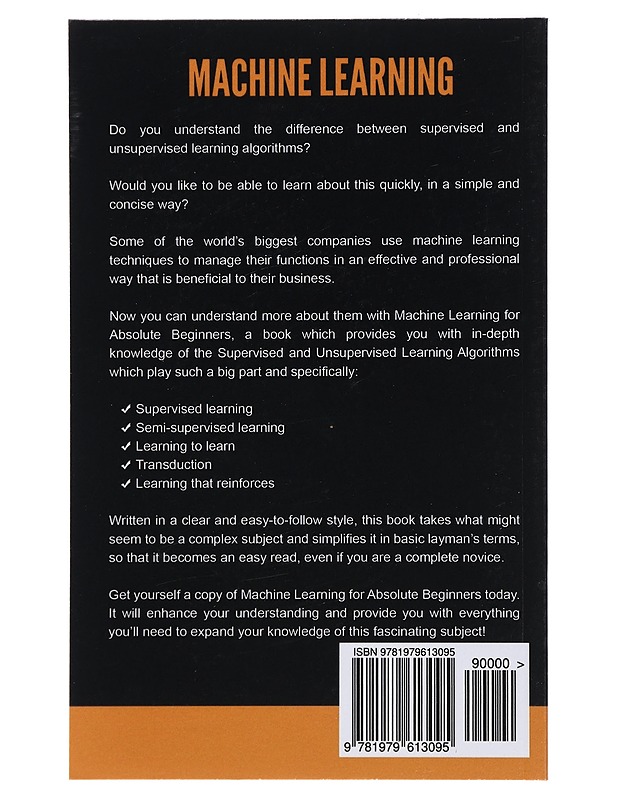 Machine learning for absolute beginners - Jennifer Grange - Tietokirjat ja oppaat - 10105400436 - 1