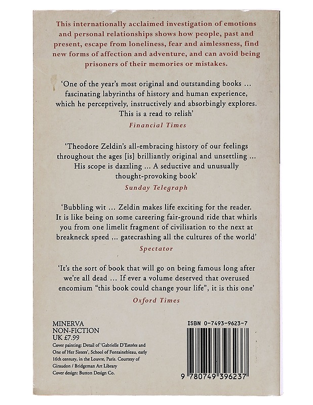 An Intimate History of Humanity - Theodore Zeldin - Tietokirjat ja oppaat - 10105400442 - 1