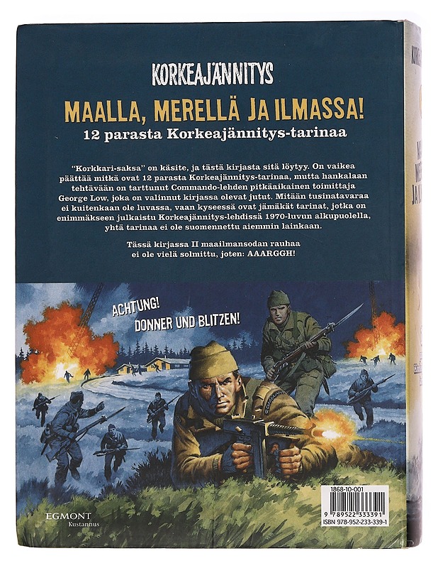 Maalla, merellä ja ilmassa : 12 parasta Korkeajännitys-tarinaa - Tulosmaa, Marjaana - Sarjakuvat - 10105400451 - 1