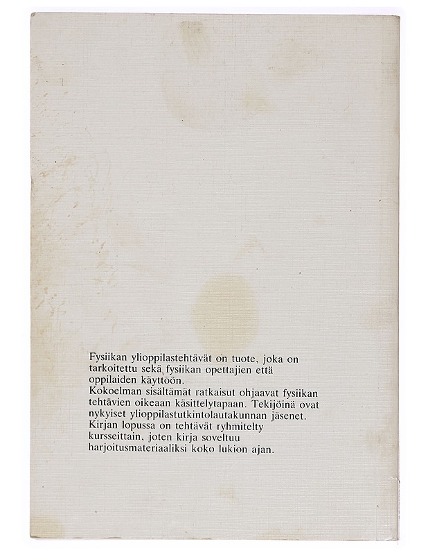 Fysiikan ylioppilastehtävät ratkaisuineen - Arminen, Erkki - Tietokirjat ja oppaat - 10105400461 - 1