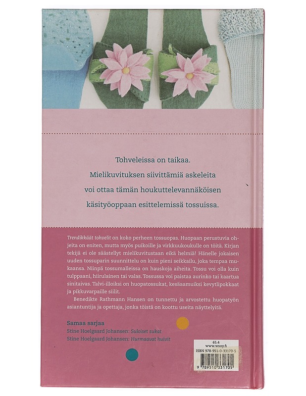 Trendikkäät tohvelit - Rathmann Hansen, Benedikte - Harrastekirjat - 10105400469 - 1