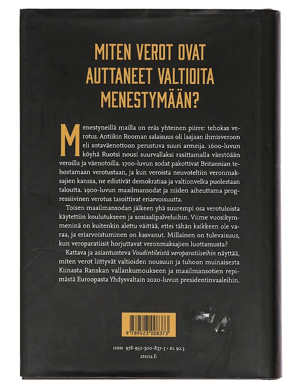 Voudintileistä veroparatiiseihin : verotuksen historia - Antti Kujala - Historiakirjat - 10105400481 - 1