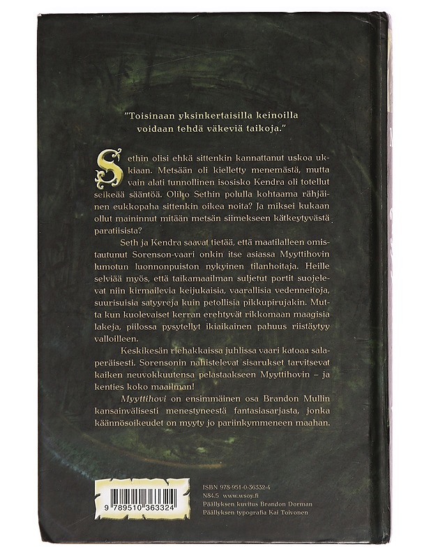 Myyttihovi - Mull, Brandon - Fantasia- ja scifi - 10105400484 - 1
