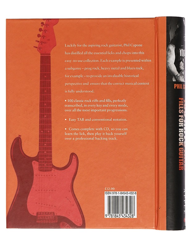 100 riffs & fills for rock guitar - Capone, Phil - Musiikki- ja elokuvakirjat - 10105400489 - 1