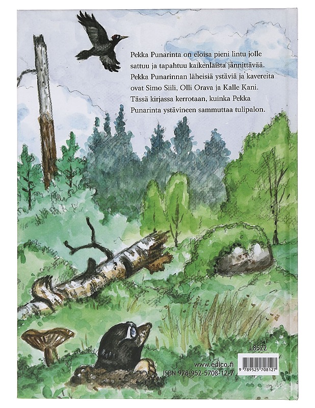 Pekka Punarinta sammuttaa metsäpalon - Karinen, Tapani - Lastenkirjat - 10105400495 - 1