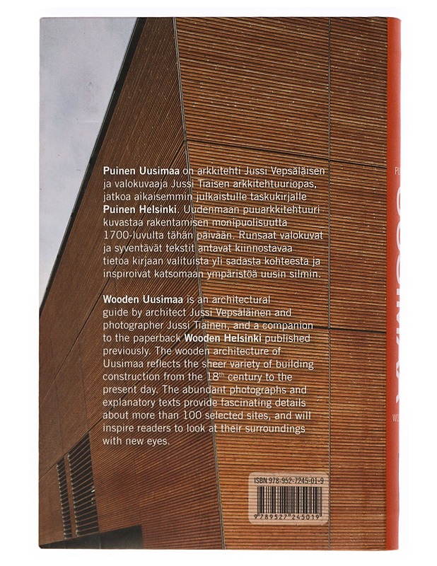 Puinen Uusimaa : arkkitehtuuriopas = Wooden Uusimaa : guide to architecture - Vepsäläinen, Jussi - Tietokirjat ja oppaat - 10105400525 - 1