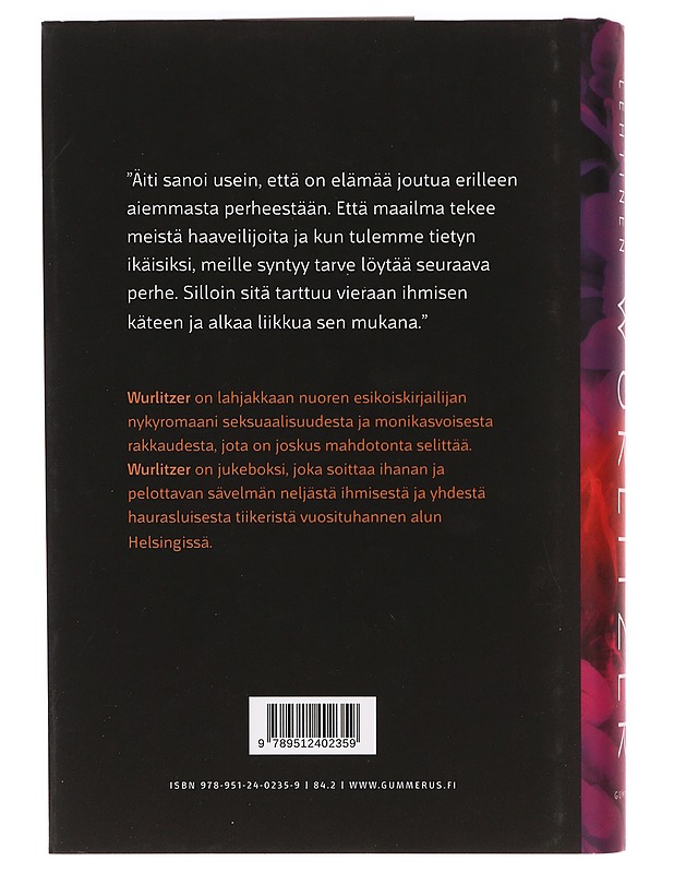 Wurlitzer - Otto Lehtinen - Romaanit ja novellit - 10105400527 - 1