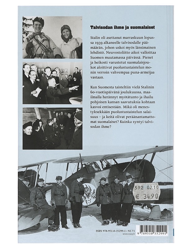 Taistelu Suomesta 1939-1940 - Sander, Gordon F. - Historiakirjat - 10105400568 - 1