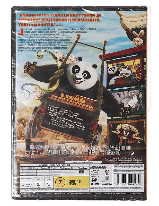 Kung Fu Panda - DVD - DVD-elokuvat - 10105400602 - 1