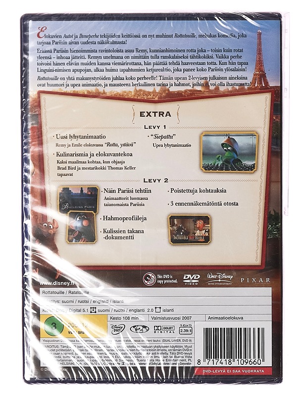 Rottatouille - DVD - DVD-elokuvat - 10105400604 - 1