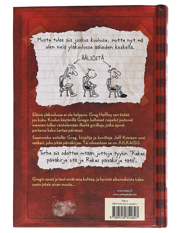 Neropatin päiväkirja : Greg Heffleyn julkaisu - Kinney, Jeff - Lastenkirjat - 10105400606 - 1