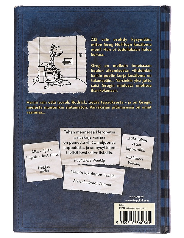Neropatin päiväkirja. 2, Isoveli isottelee : Greg Heffleyn julkaisu - Kinney, Jeff - Lastenkirjat - 10105400613 - 1