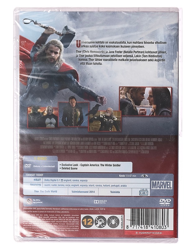 Thor: The dark world - DVD - DVD-elokuvat - 10105400614 - 1