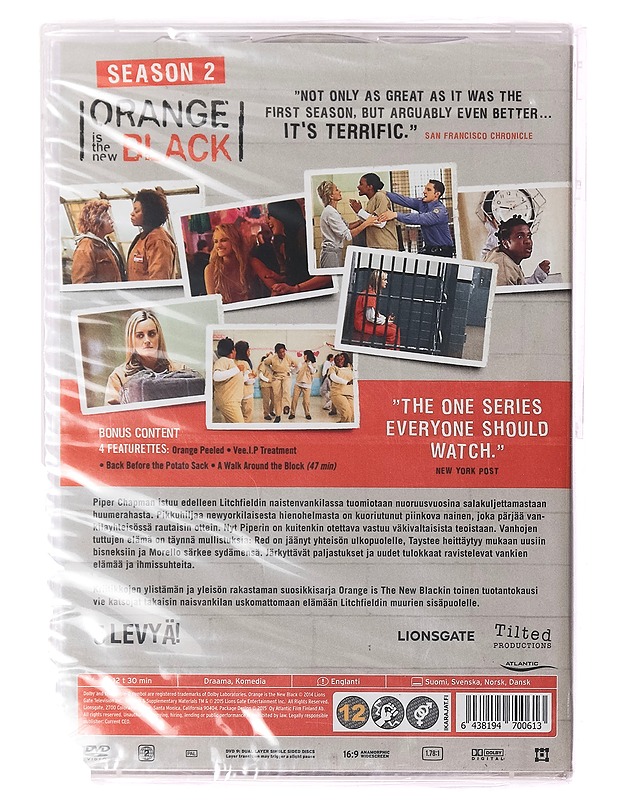 Orange is the New Black 2. tuotantokausi - DVD - DVD-elokuvat - 10105400636 - 1