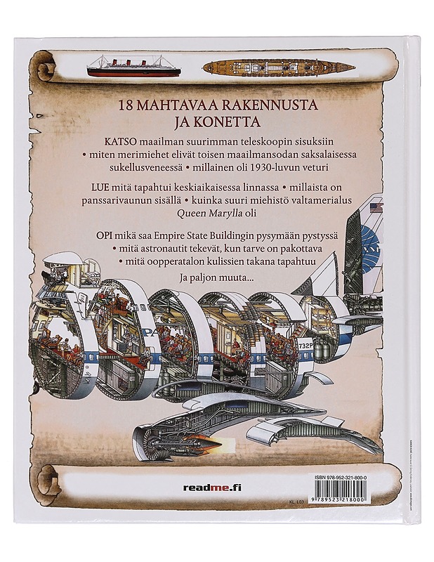 Tekniikan ihmeet : uskomattomat poikkileikkaukset - Platt, Richard - Lastenkirjat - 10105400648 - 1