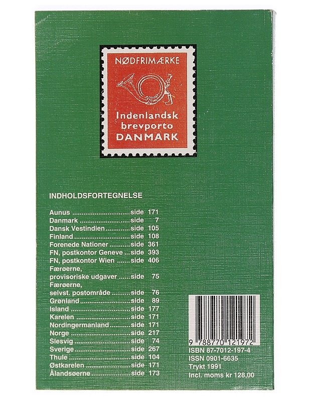 Skandinavien Frimaerkekatalog 1991-1992 - Tietokirjat ja oppaat - 10105400653 - 1