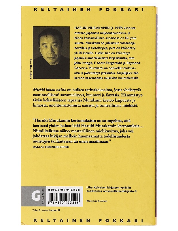 Miehiä ilman naisia - Murakami, Haruki - Romaanit ja novellit - 10105400667 - 1