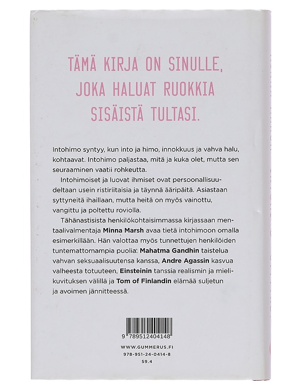 Intohimo : sytytkö? - Minna Marsh - Tietokirjat ja oppaat - 10105400684 - 1