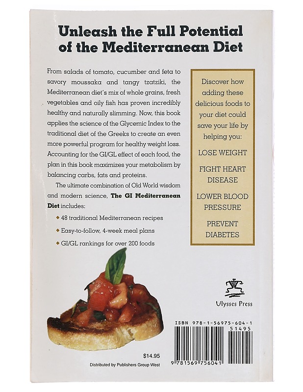 The GI Mediterranean diet - Dr. Fedon Alexander Lindberg - Tietokirjat ja oppaat - 10105400701 - 1