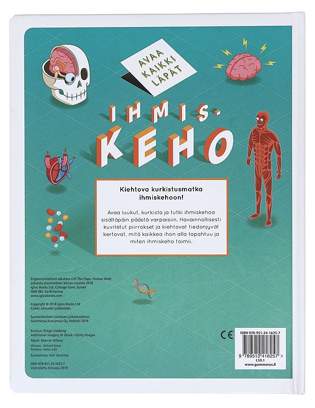 Ihmiskeho: luukkukirja - Willow, Marnie - Lastenkirjat - 10105400712 - 1