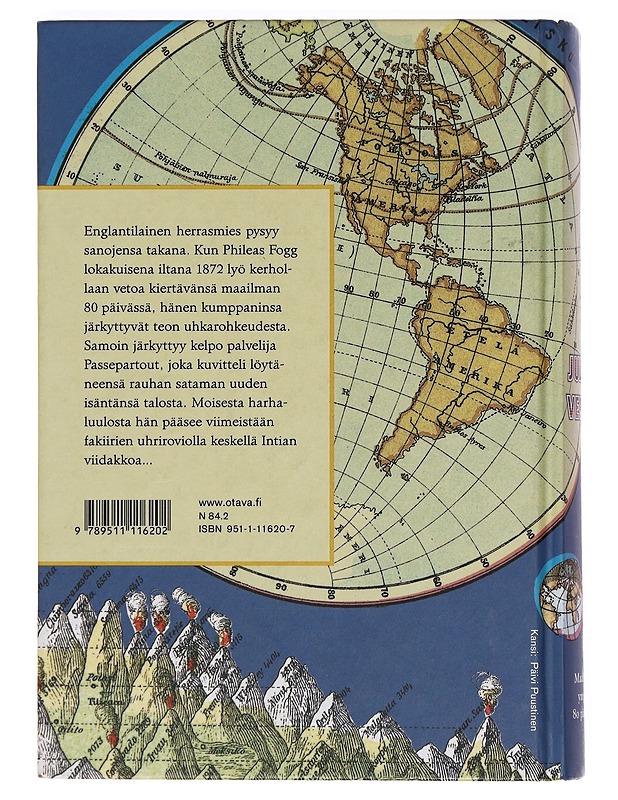 Maailman ympäri 80 päivässä - Verne, Jules - Romaanit ja novellit - 10105400762 - 1