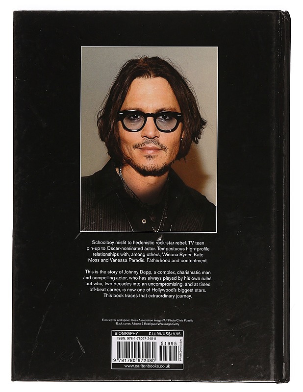 Johnny Depp : the illustrated biography - Nick Johnstone - Elämäkerrat ja muistelmat - 10105400787 - 1