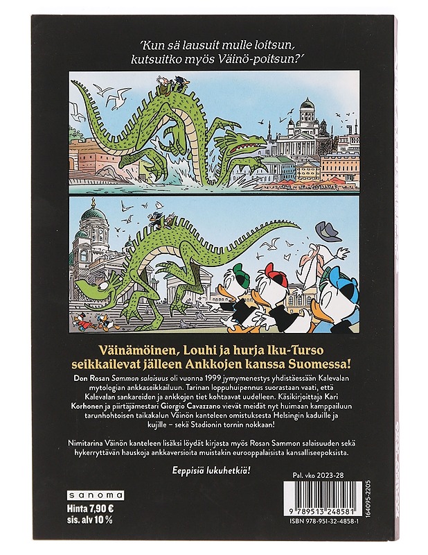 Ankalliseepos: Väinön kannel ja muita ankallisklassikoita - Hyyppä, Aki - Sarjakuvat - 10105400792 - 1