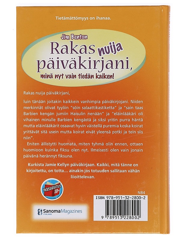 Rakas nuija päiväkirjani, minä nyt vain tiedän kaiken! - Benton, Jim - Nuorten kirjat - 10105400810 - 1