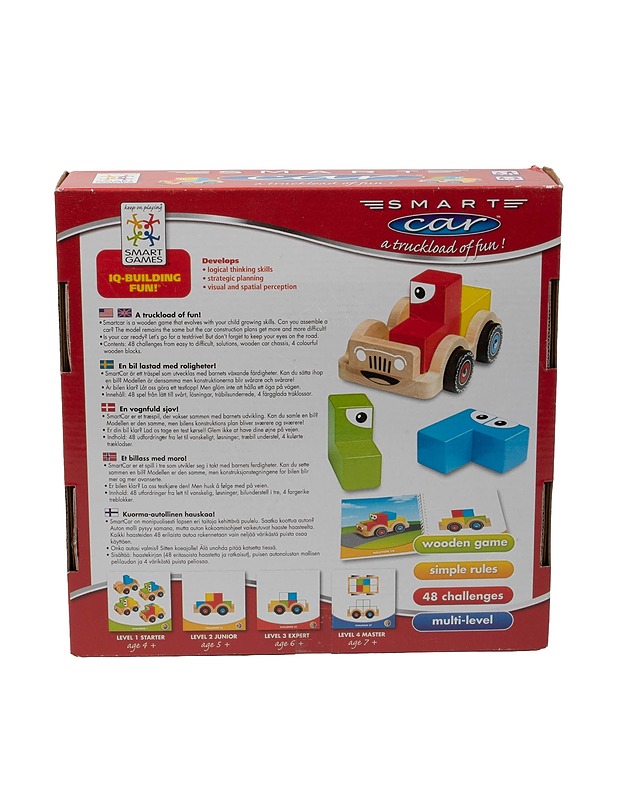 SMARTCAR koottava puuauto - Lasten lelut - 10105400835 - 1