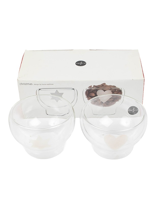 SAGAFORM Christmas tarjoilukulho, 2 kpl - Joulutuotteet - 10105400892 - 0