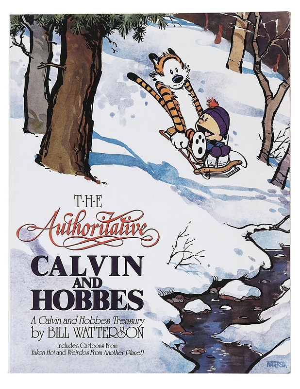 The authoritative Calvin and Hobbes : a Calvin and Hobbes treasury - Bill Watterson - Sarjakuvat - 10105400898 - 0