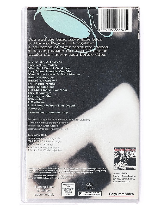 The Best Of Bon Jovi: Cross Road - VHS - Musiikki- ja elokuvakirjat - 10105400915 - 1