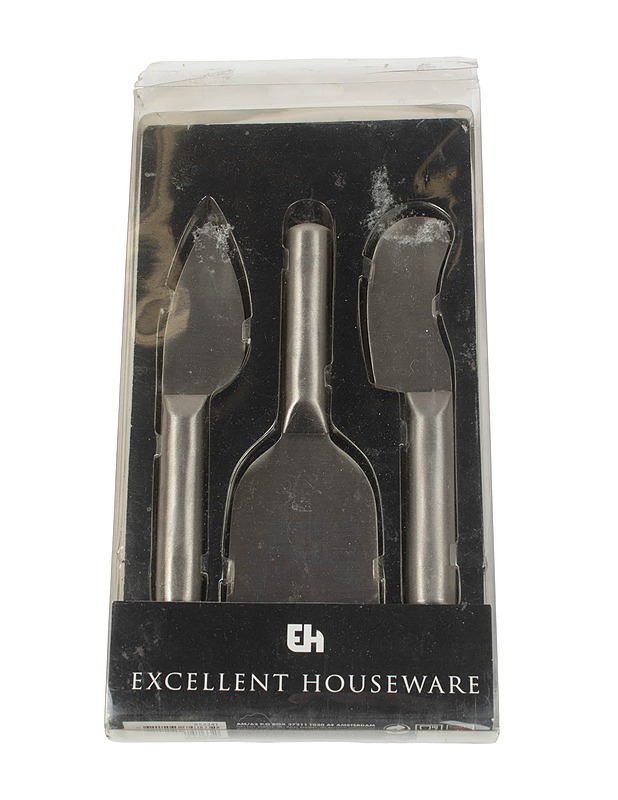 EXCELLENT HOUSEWARE juustoveitsisetti, 3 osaa - Muut astiat - 10105400935 - 0