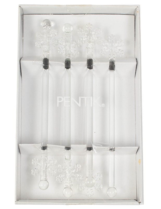 PENTIK lumihiutale sekoitustikku, 7 kpl - Joulutuotteet - 10105401015 - 1
