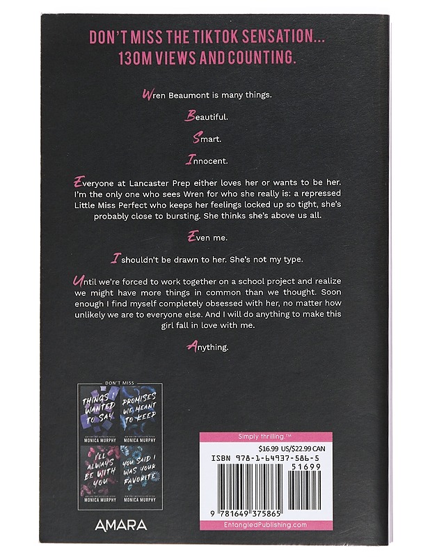 A Million Kisses in Your Lifetime - Monica Murphy - Romaanit ja novellit - 10105401018 - 1