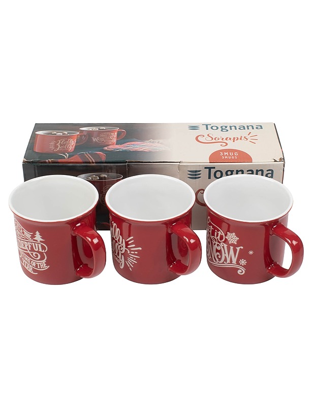 TOGNANA jouluinen mukisetti, 3 osaa - Joulutuotteet - 10105401026 - 0