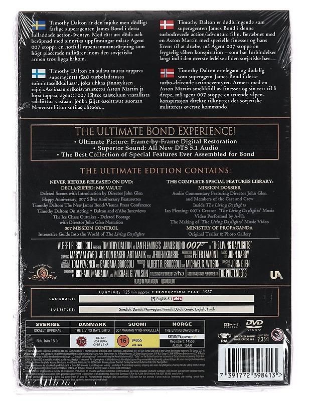 007 Vaaran Vyöhykkeellä - DVD - DVD-elokuvat - 10105401068 - 1