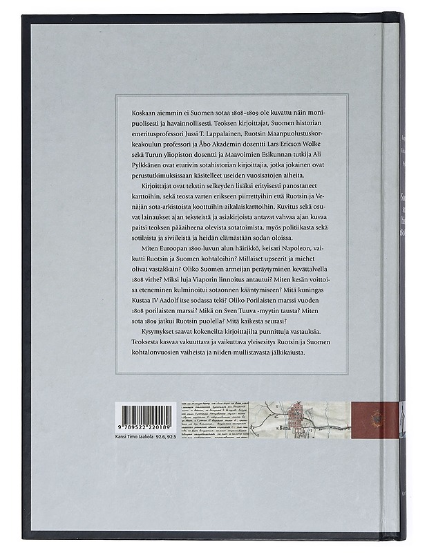 Suomen sodan historia 1808-1809 - Lappalainen, Jussi T. - Historiakirjat - 10105401120 - 1