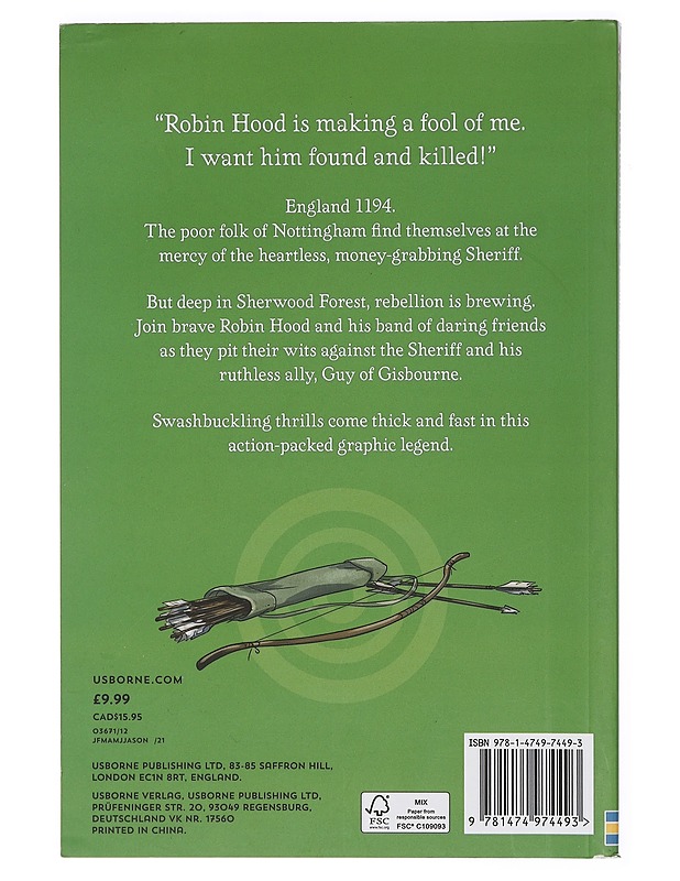 The Adventures of Robin Hood : Graphic Novels - Russell Punter - Sarjakuvat - 10105401167 - 1